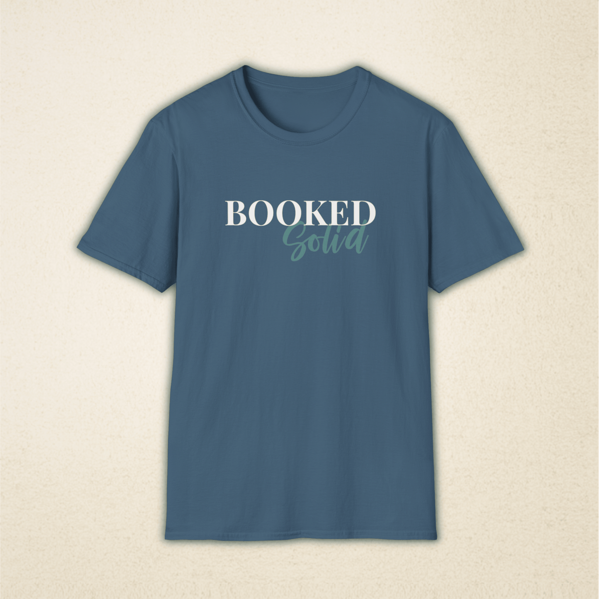 Booked Solid - Vintage Book Lover Tee