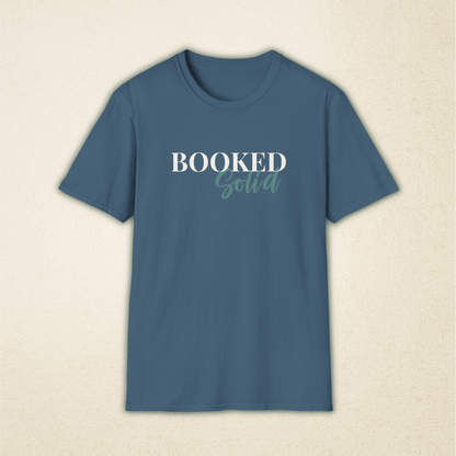 Booked Solid - Vintage Book Lover Tee