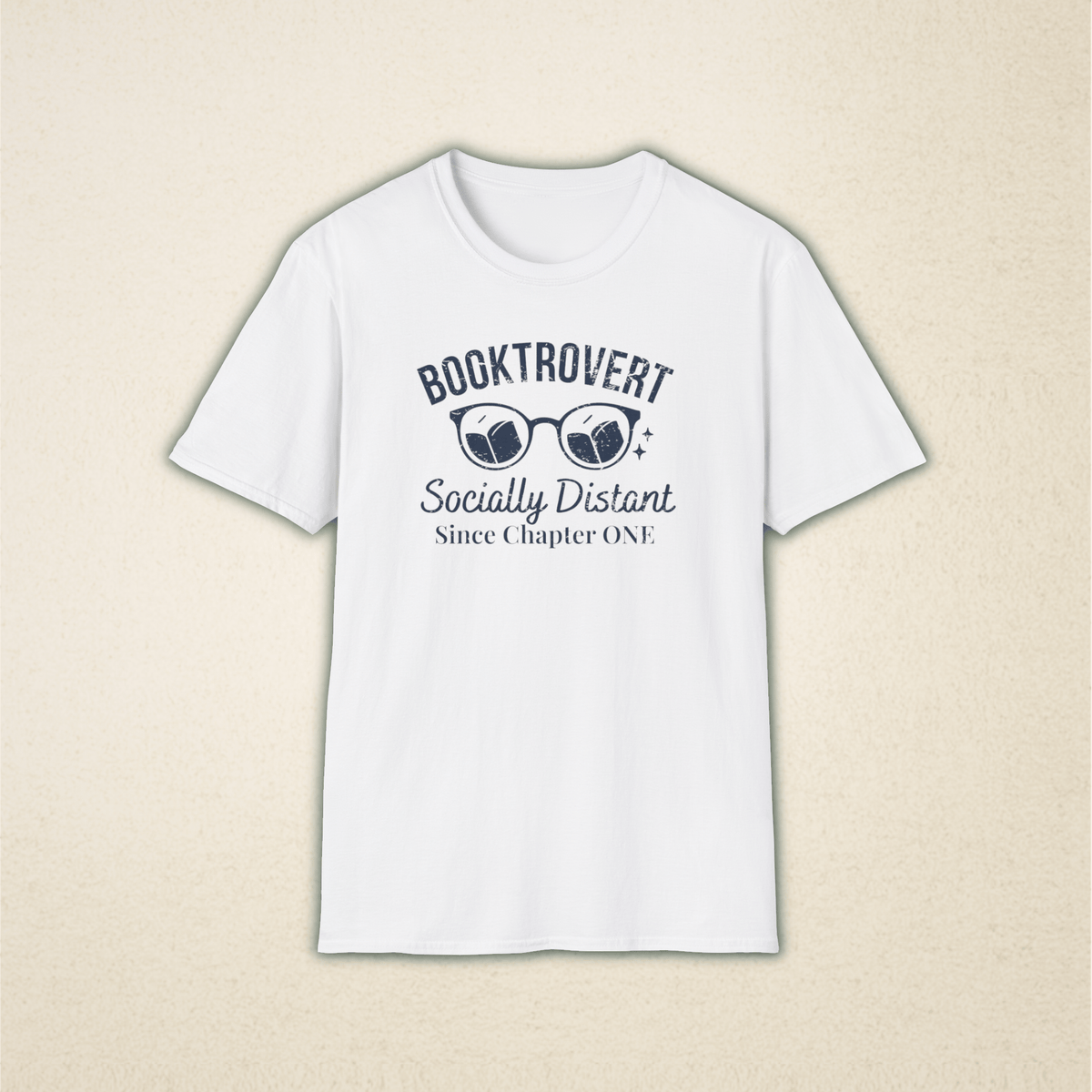 Booktrovert - Socially Distant Book Lover's Tee
