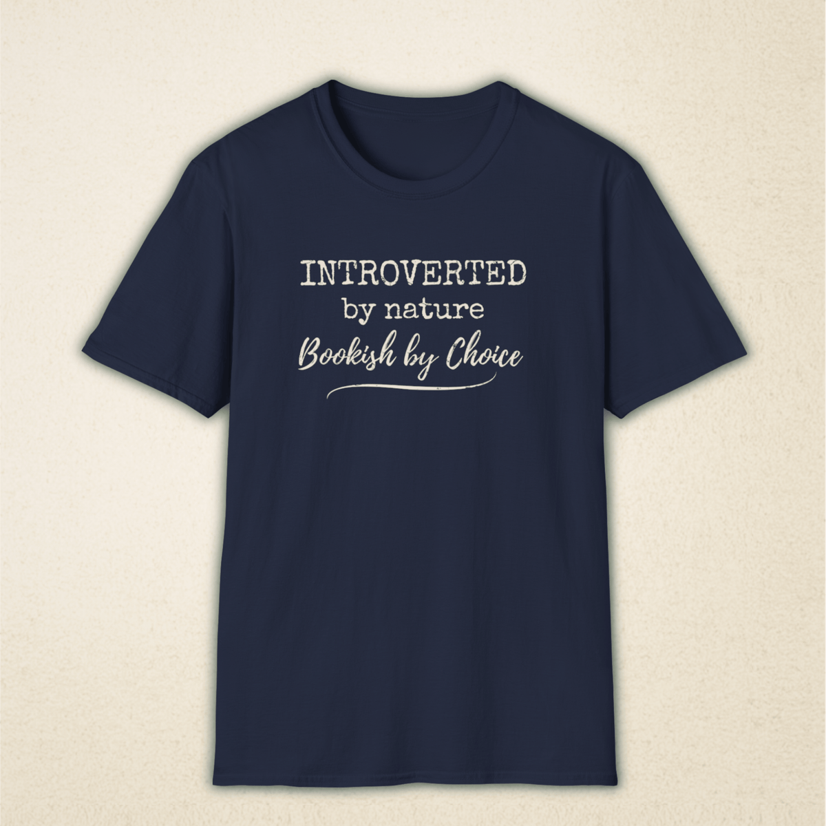 Introverted By Nature - Bookish By Choice T-Shirt