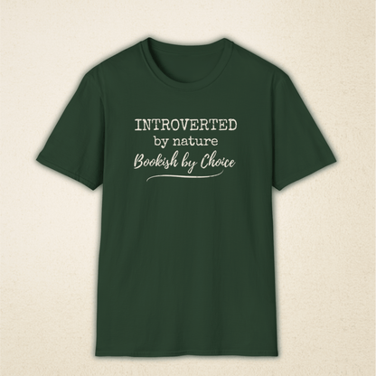 Introverted By Nature - Bookish By Choice T-Shirt