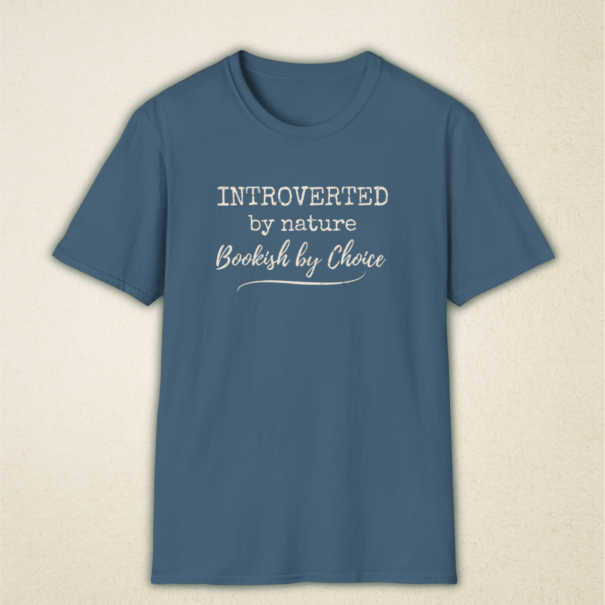 Introverted By Nature - Bookish By Choice T-Shirt