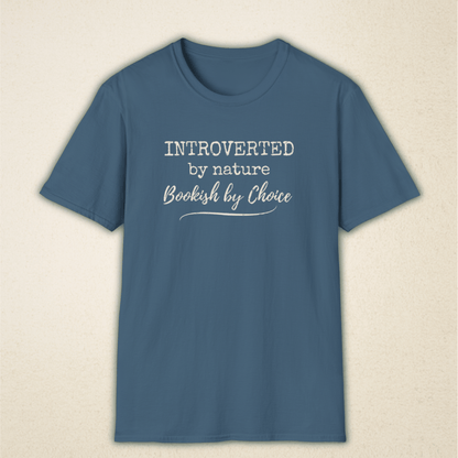 Introverted By Nature - Bookish By Choice T-Shirt